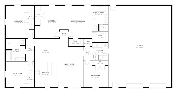draw 2d floor plans for real estate agent