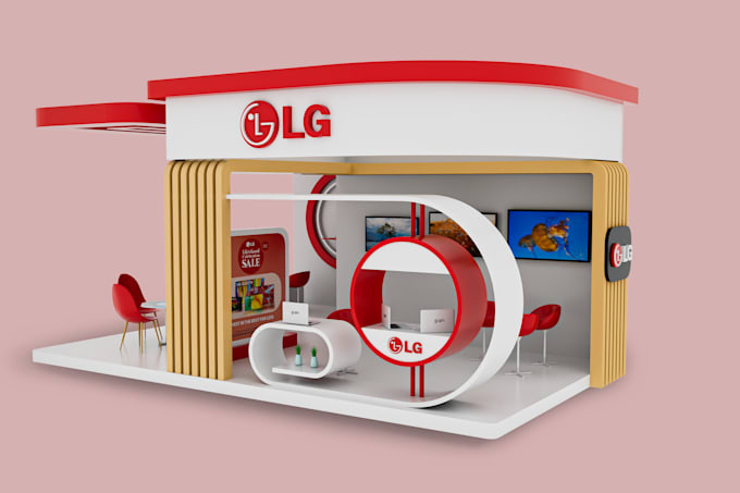 design a 3d stall design for you