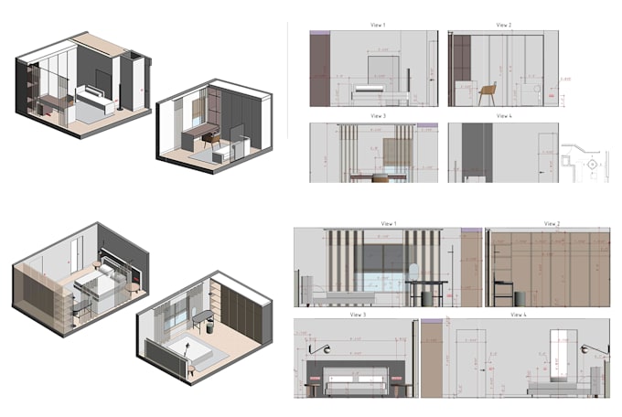 professional interior drawings in archicad