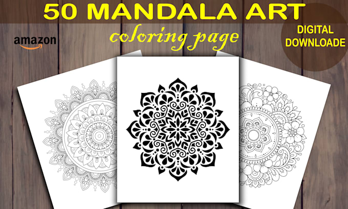 draw any coloring pages or mandala coloring pages