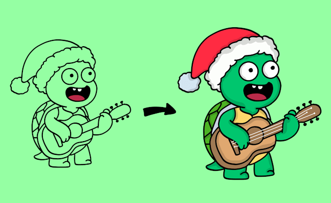 design doodle nft cartoon meme character for only fiver dollars