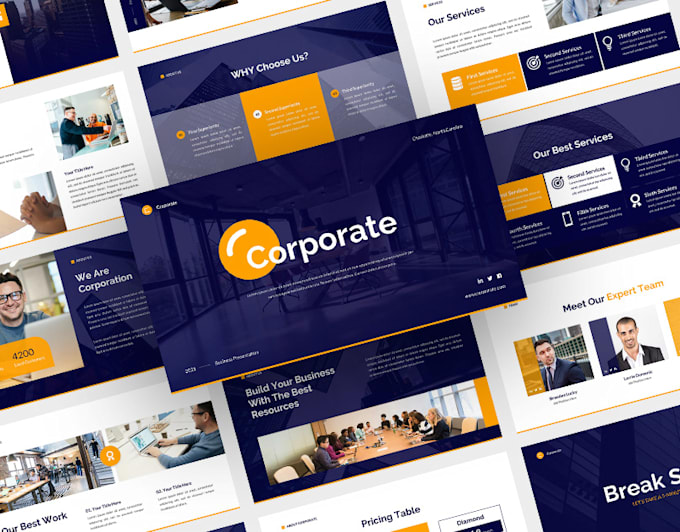 professional powerpoint presentation with smooth animations