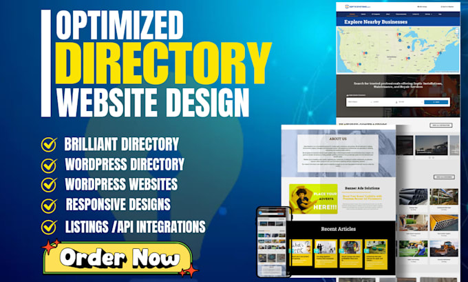 design brilliant directory website business directory wordpress directory sites