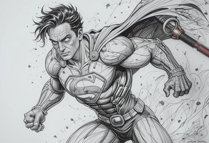 do amazing cartoon superhero character