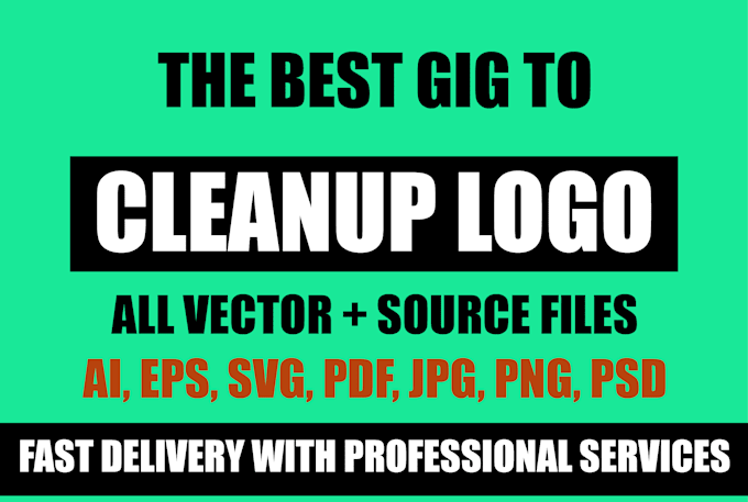 recreate,cleanup,resize,remake,redo logo into vector