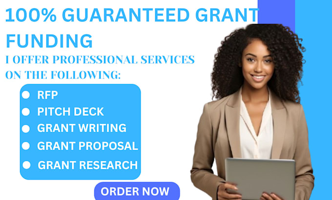 do pitch deck, rfp, non profit grant, women, startup grants