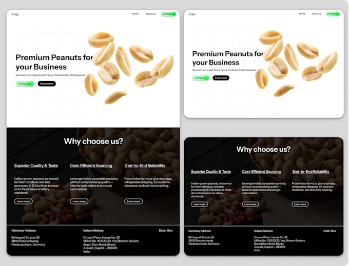 develop an entire website UI for you