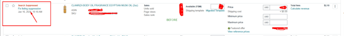 fix amazon search suppressed, inactive listings and compliance safe