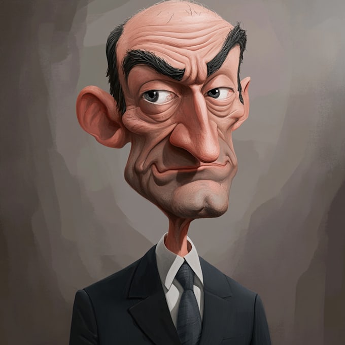 draw a funny caricature