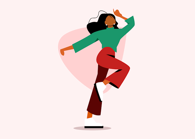 a unique flat vector illustration