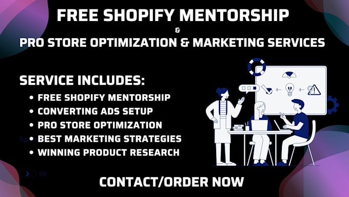 do free shopify mentorship training pro store optimization and marketing service