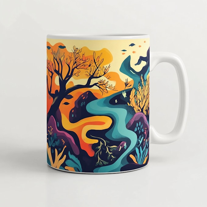 custom coffee mug or cup designs