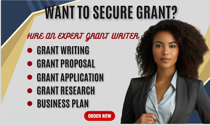 do grant writing proposal application business plan