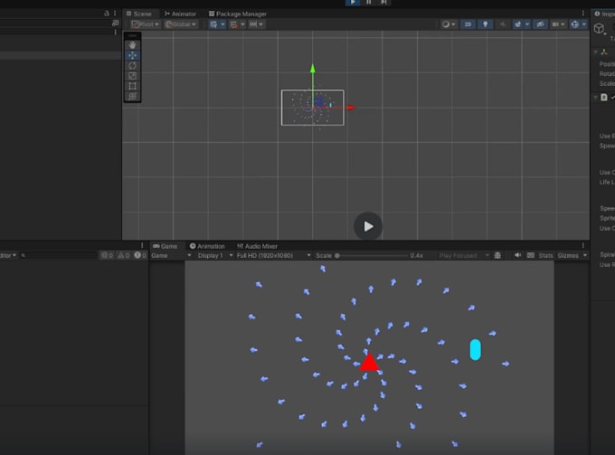 develop game mechanics, prototypes, and fix bugs in unity