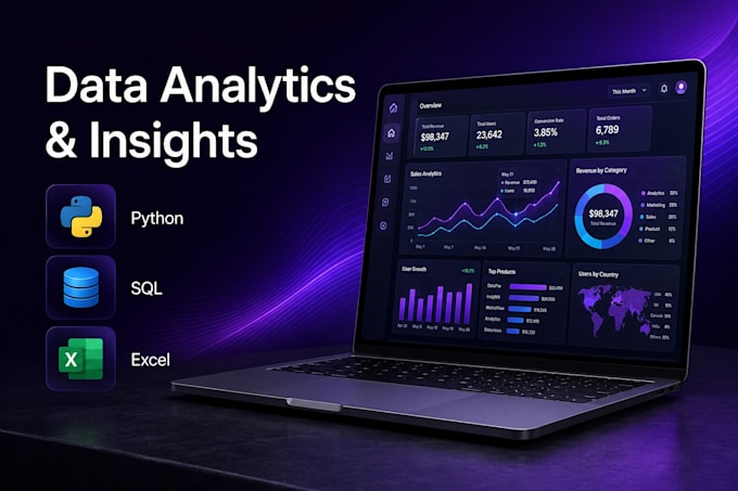 do data analysis, cleaning and create dashboard in excel or tableau
