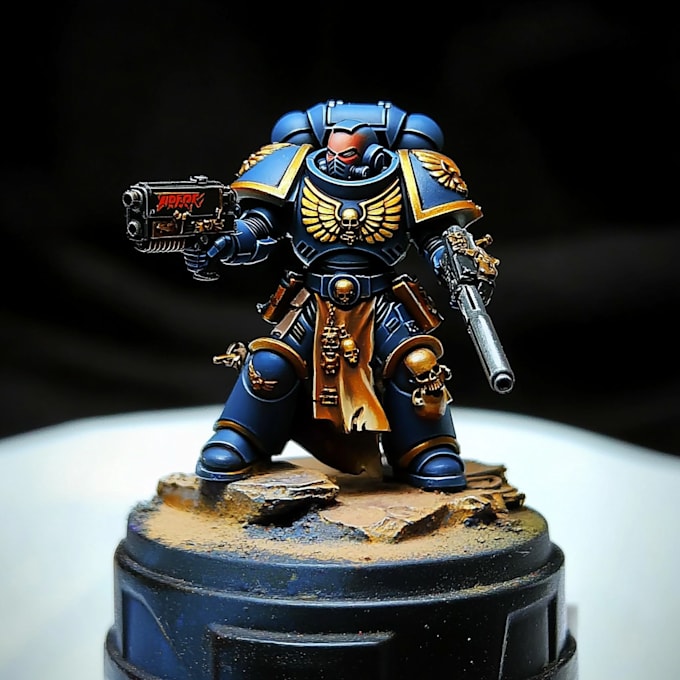 print 2d model diorama miniature warhammer 40k board game