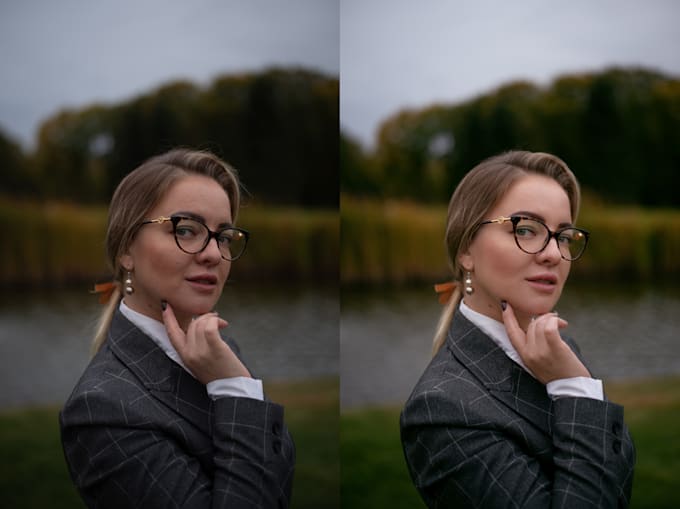 retouching with lifting effect for your photos