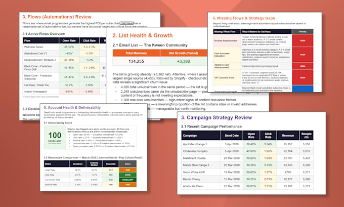 audit your klaviyo account, flows, and deliverability