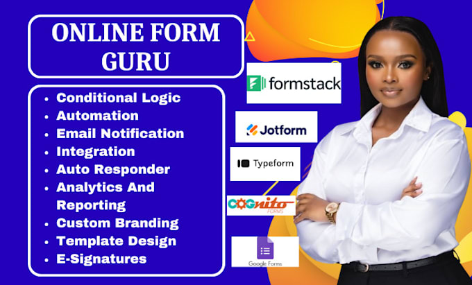 create smart and responsive forms on formstack typeform jotform google form