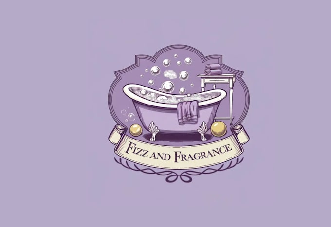 do modern and eye catching bath tub logo design