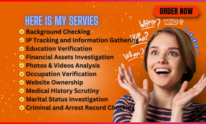 do social media investigation, USA person background checks, osint, detective