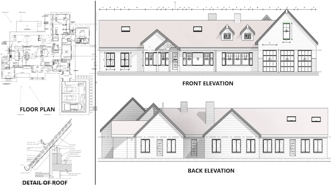 Do architecture and mep drawings for city permit in revit or cad by ...