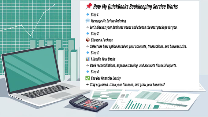 do quickbooks bookkeeping, bank reconciliation, and reports