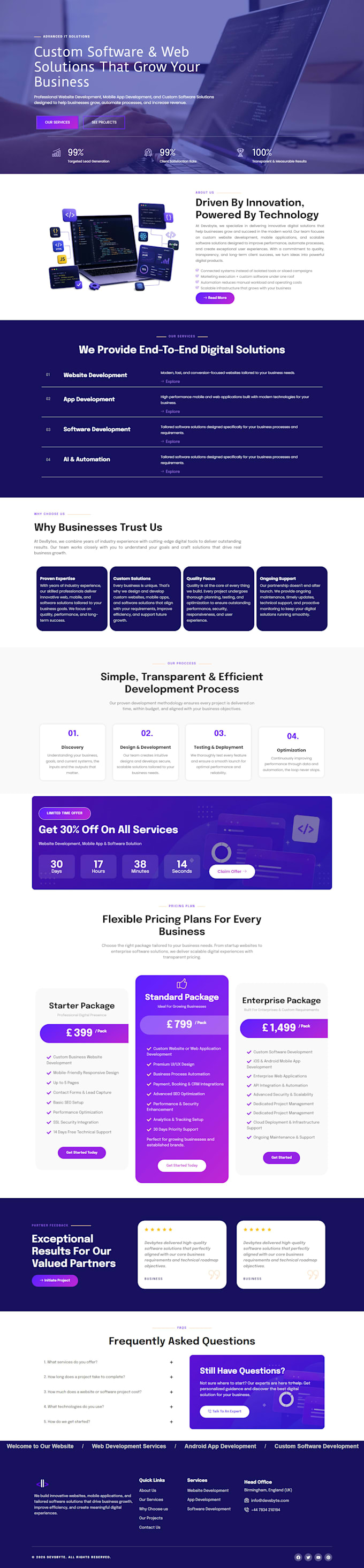design and develop a professional wordpress website