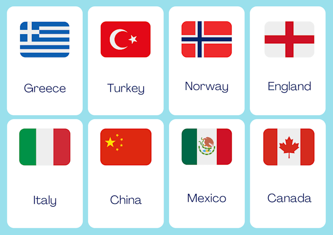 design attractive educational flashcards for preschooler