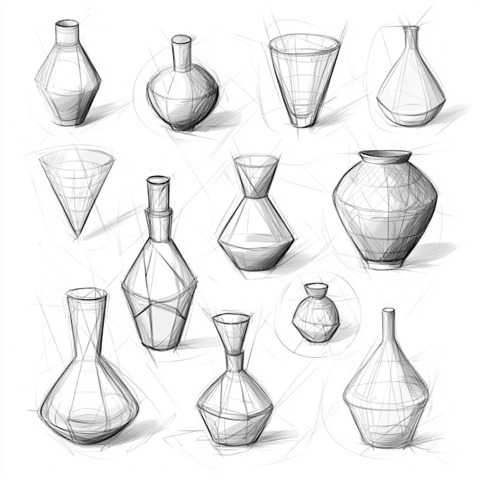 create your 3d product illustration design drawing or