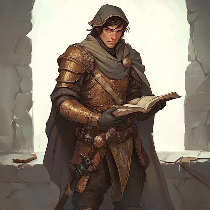 Dnd Characters Doing Math Do dnd character art and dnd character art by Neunfelden | Fiverr