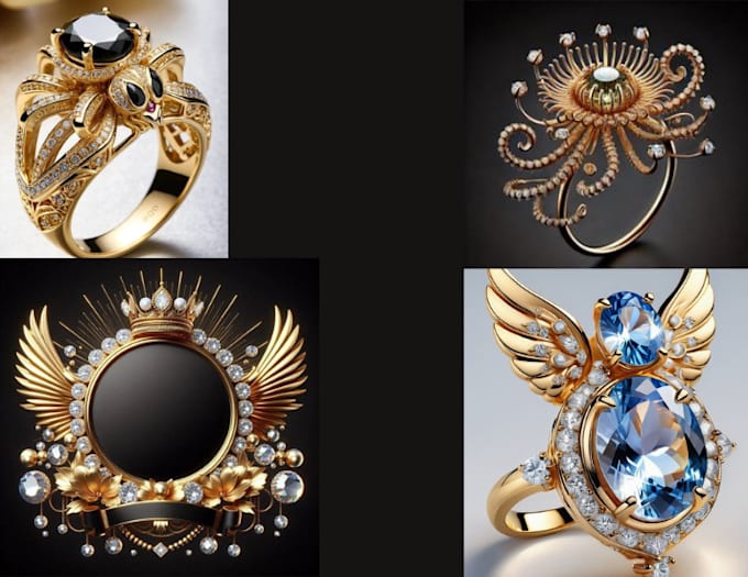 create 3d jewelry design realistic jewelry rendering