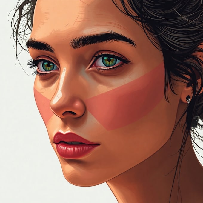 draw high quality vector portraits