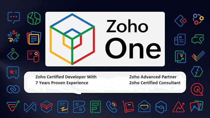 do zoho one implementation CRM, books, creator