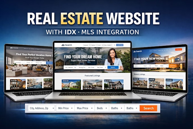 build real estate website idx mls integration realtor wordpress website redesign