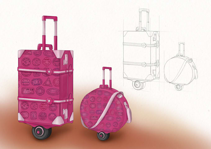 draw professional 2d, 3d product illustration and technical drawing