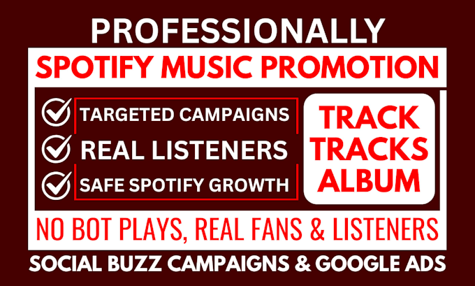 do spotify music promotion for targeted real listeners