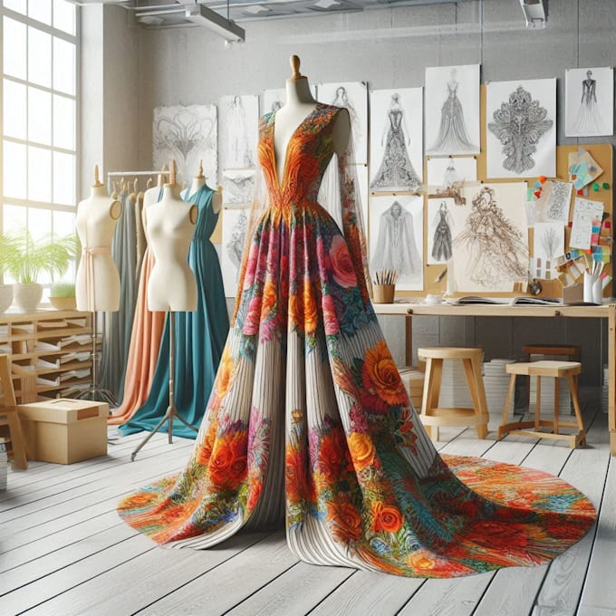 draw fashion collection , illustration
