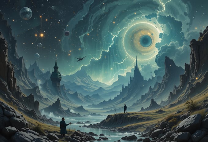 design fantasy and sci fi book covers