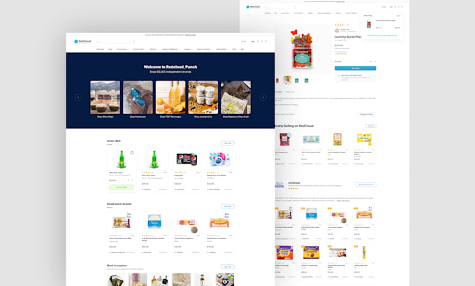 Custom ecommerce ui ux website design in figma by Pivotcroud | Fiverr