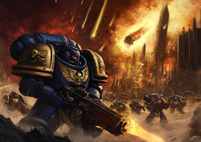 design a warhammer 40k character and creature