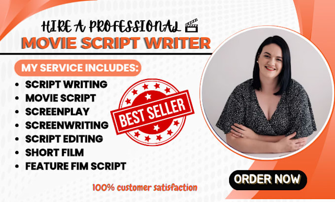write and edit movie script short film script screenplay screenwriting tv series