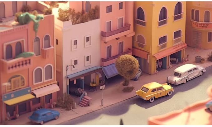create 3d assets 3d environment low poly game model scenes for game on blender
