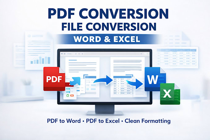 do copy typing, PDF conversion, and data entry