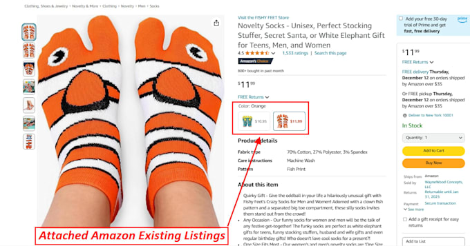 create amazon fba product listing and variation, seo or fix error