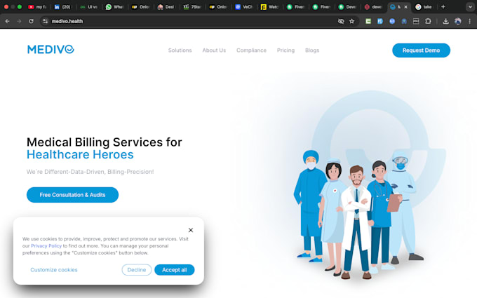 develop and fix php, laravel, vuejs, reactjs website