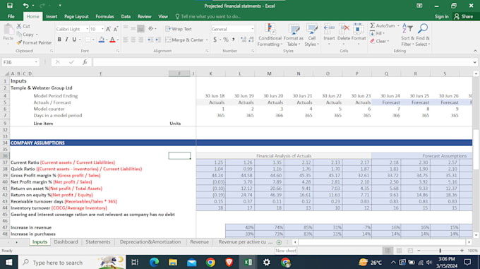 do your excel spreadsheet accounting and finance projects
