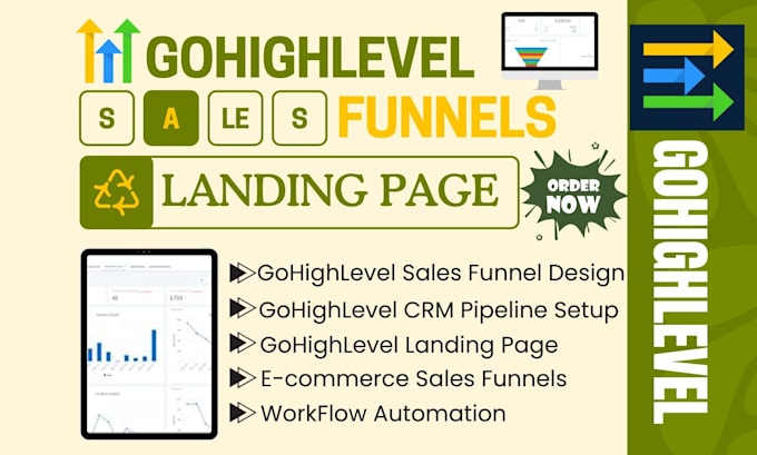 design gohighlevel sales funnel landing page chatbot membership website expert