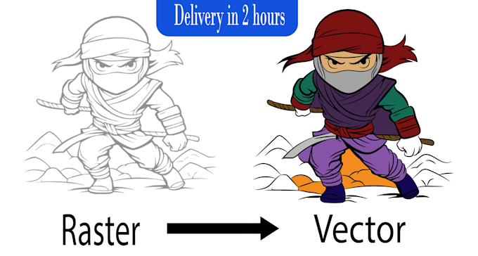 convert logo to vector , manual tracing, vectorize image, image to vector