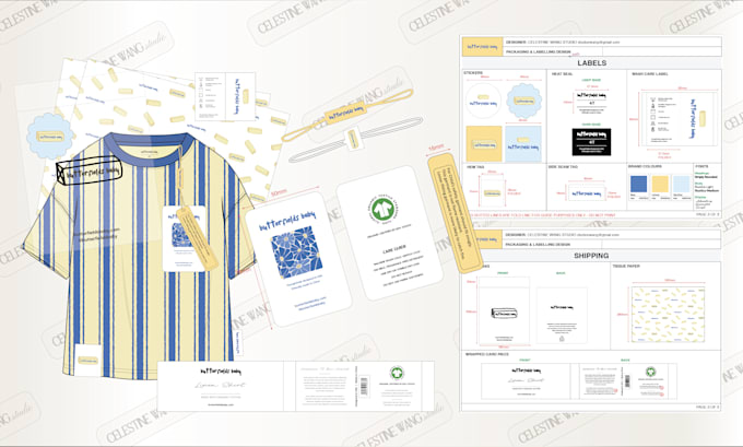 design fashion packaging swing tags and labels for your clothing brand